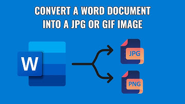 How to Convert a Word Document Into a JPG or GIF Image