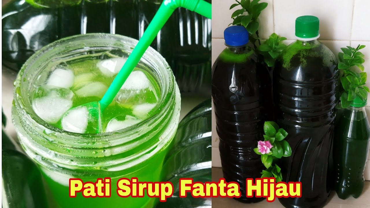 Persediaan Ramadhan dan Syawal‼️Pati Sirup Fanta hijau❗Green Fanta Syrup