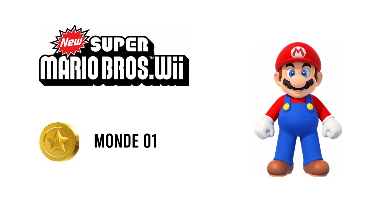 Pièces étoile Monde 1 New Super Mario Bros. Wii YouTube