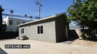 Inside a 500 sq ft Detached ADU in Los Angeles | 500 sq ft. 1 bed/1 bath
