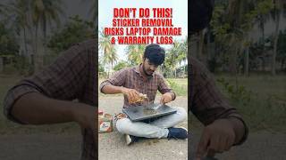 Govt Laptop Sticker Remove Pannaa Warranty Void-aa? 😳 | Real Truth Explained #pctech #govt #tamil
