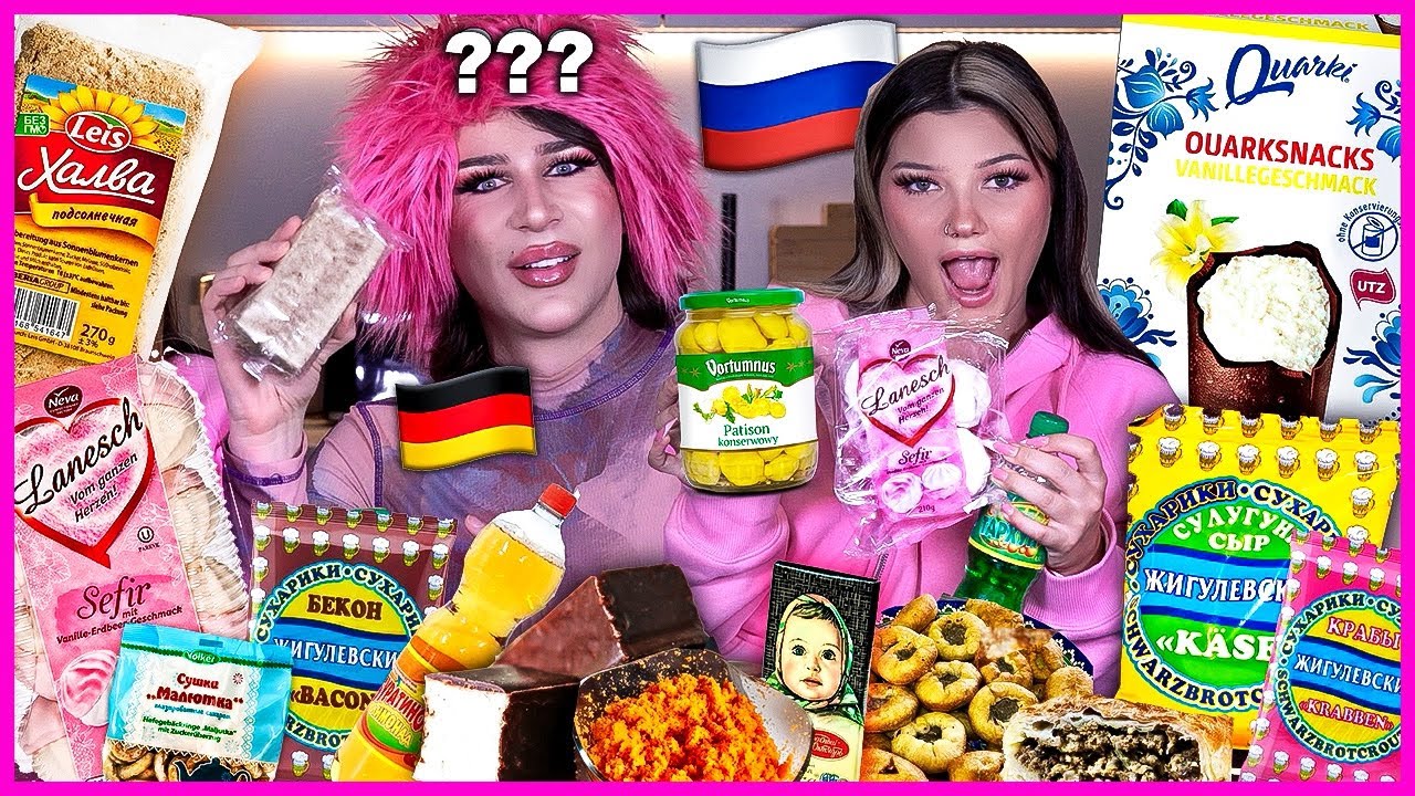DEUTSCHE MAUS testet RUSSISCHES Essen! 🇷🇺🐭 (Süßigkeiten/Snacks etc.) 💞