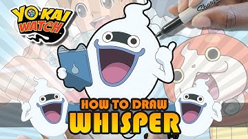 How to DRAW WHISPER | YO-Kai Watch | KidsToyTube