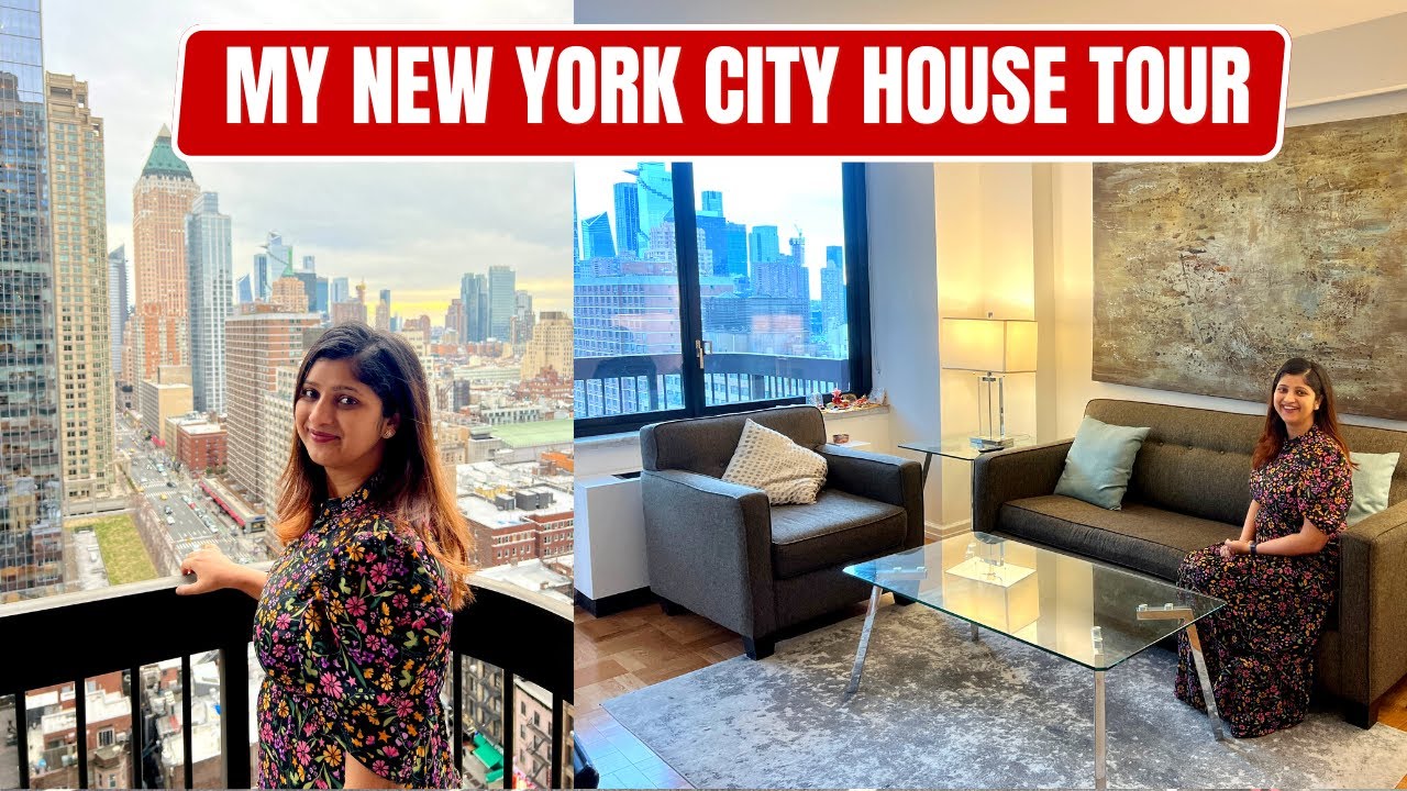 My New York City house tour Stunning Manhattan skyline views Albeli Ritu YouTube