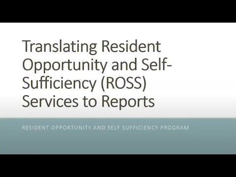 Translating ROSS Services to Reports