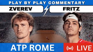 🔴ZVEREV vs FRITZ I ATP Rom Masters 24 Free Live Stream Tennis play by play commentary