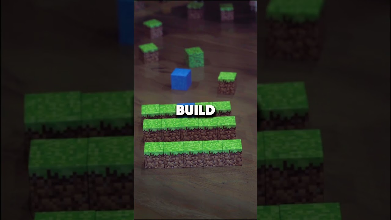 She loved the magnet brix #minecraft #fy #viralvideo