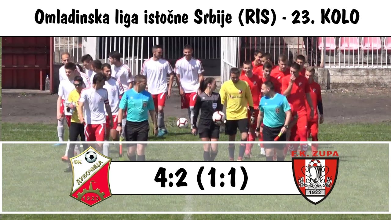 GFK Dubocica - FK Zupa 4:2 (1:1) RIS - CELA UTAKMICA