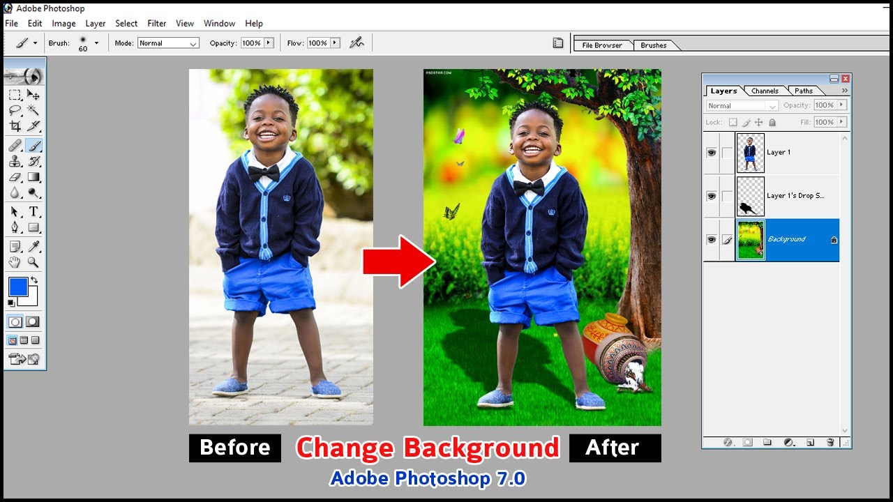 Bạn có muốn thay đổi nền ảnh của mình nhưng lại không biết làm thế nào? Với Adobe Photoshop 7.0, bạn có thể thực hiện điều đó dễ dàng hơn bao giờ hết. Hãy xem video này để tìm hiểu cách thay đổi nền ảnh đơn giản và hiệu quả!