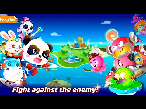 Little Pandau0027s Hero Battle Game | Gameplay Walkthrough Baby Panda | By Babybus Games Ep #6