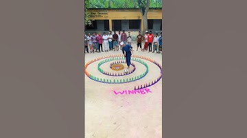 Amazing Village Game Challenge! ⚽ Bottle Spiral Goal! #shortsfeed #reelsfeed #trending #newgame