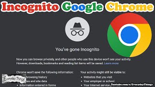 how to go incognito on google chrome