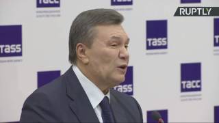 Янукович озвучил свой сценарий прекращения войны на Донбассе Янукович озвучил свой сценарий прекращения войны на Донбассе