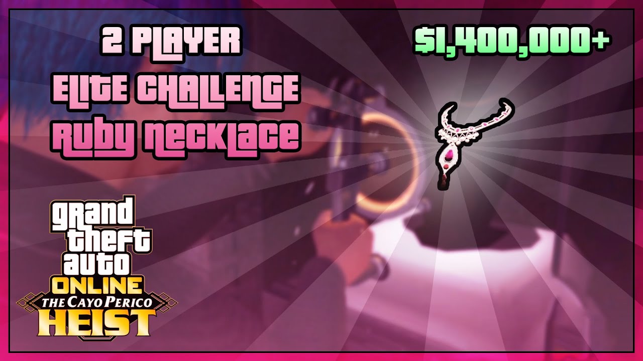 GTA Online The Cayo Perico Heist Ruby Necklace (2player Elite