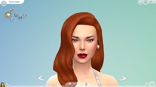 Sims 4 Create a Sim: Jessica Rabbit