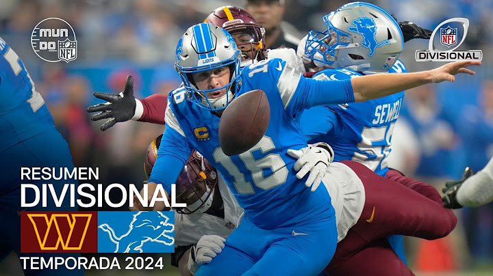 Washington Commanders vs. Detroit Lions | Resumen en español - NFL Playoffs 2025 | Highlights