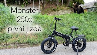 Monster 250x - tahá to jako prase 😅 😲. První jízda 🚲