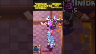 TOMBSTONE+MOTHER'S WITCH+ICE WIZARD VS HERO MEGA MINION+MUSKETEER 🔥☠️ #clashroyale #viral #gaming