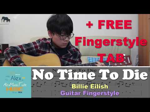 [FREE TABS] Billie Eilish - No Time To Die (Guitar Fingerstyle| Easy | 007 Theme)