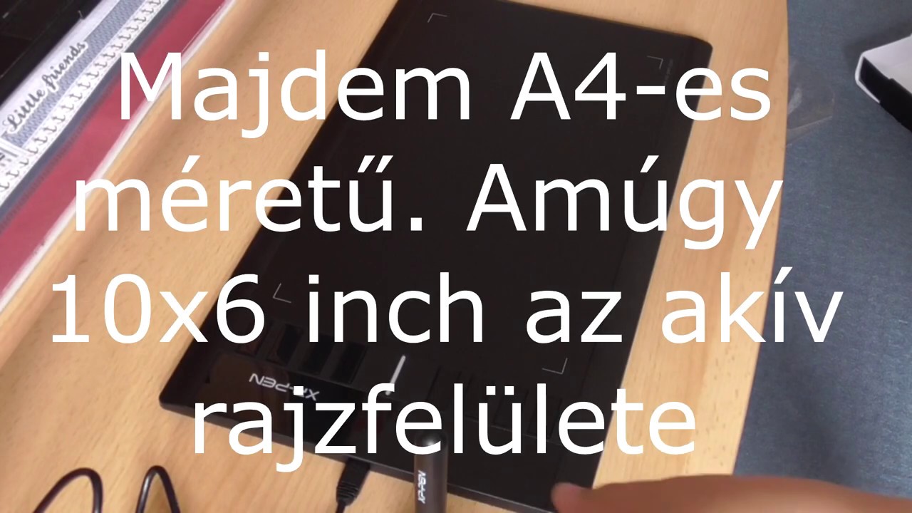 Xp-Pen Star 03 v2 unboxing és vélemény