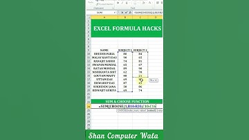 Excel Formula Hacks🔥| Excel Tips and Tricks 💯 #shorts #short #shortvideo #youtubeshorts
