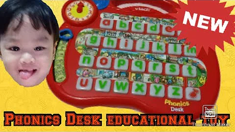 Educational Toy for kids- learn Alphabet & phonics in a fun way using vtech phonics desk Toy