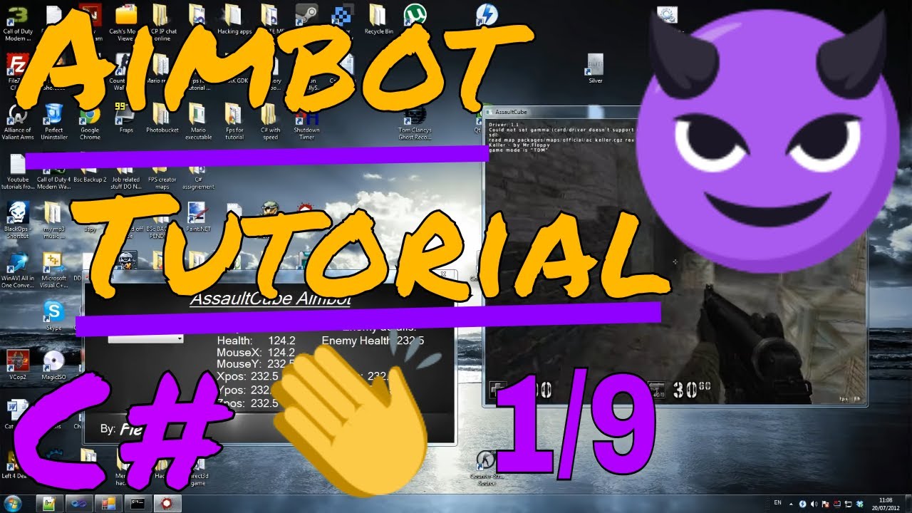 C# How to make an AIMBOT tutorial 1/9 HD - 