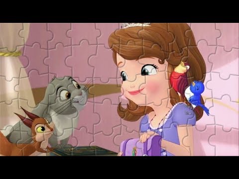 Пазл София Прекрасная, Клевер, Орешек, Робин и Миа. Puzzle Sofia the