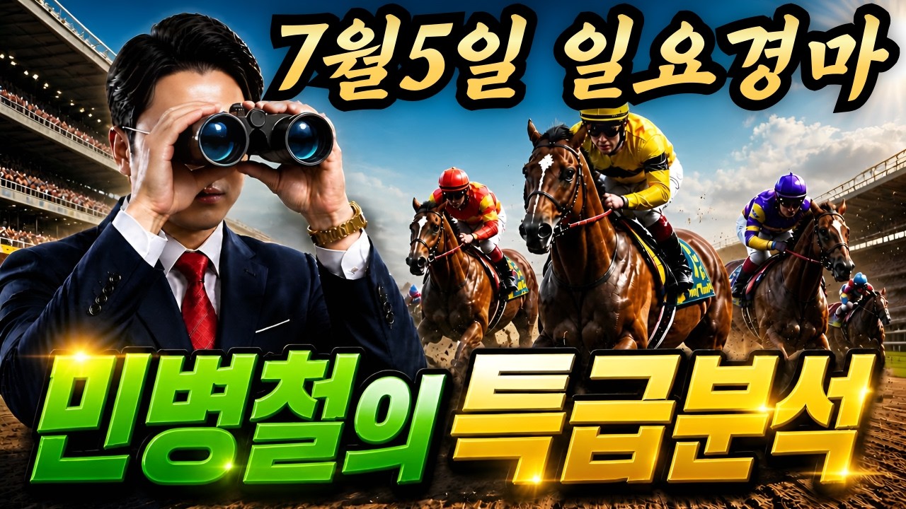 #7월5일 일요경마! 고배당 특급 분석!