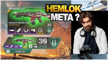 Snip3down tries using the Hemlok in ranked -| PERSPECTIVE ( apex legends )