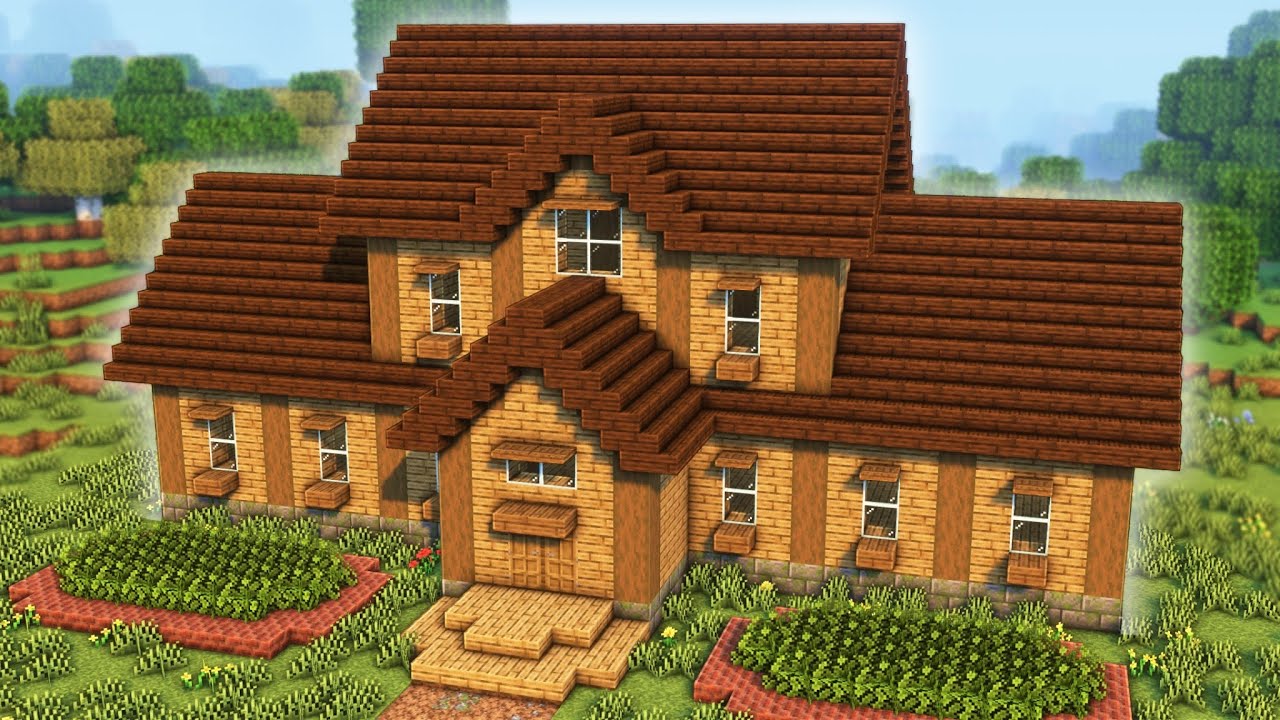マイクラ 大きい 家 おしゃれ