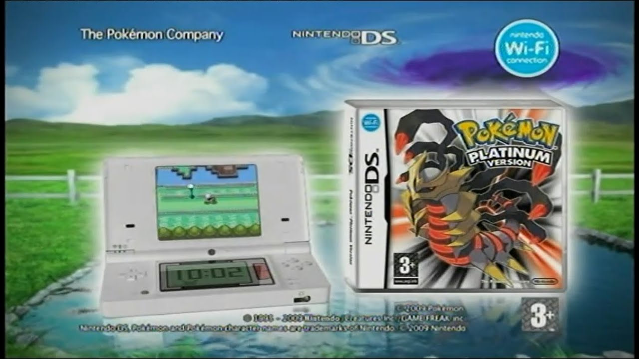 Rare UK TV Pokémon Platinum Version Commercial - Nintendo 2009 - YouTube