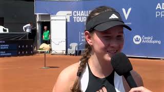 Dominika Šalková po vítězství na Advantage Prague Open 2024