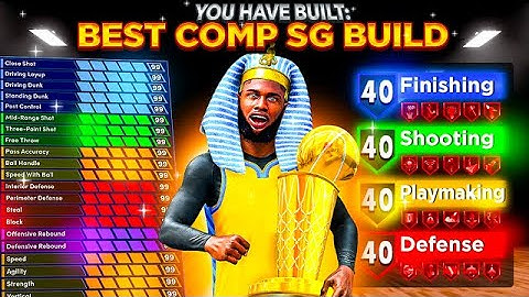 THE OFFICIAL BEST COMP SG BUILD in NBA 2K26 is HERE! BEST 2 GUARD BUILD w/ BEST JUMPER, SIGS & MORE