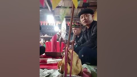 Văn hóa dân tộc nùng//. Một đoạn trong lễ lạo shau. Của dân tộc nùng. Thầy tào hoàng khuyến.