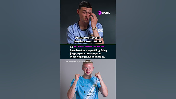 ¡PHIL FODEN Y SUS GRANDES PALABRAS SOBRE ERLING HAALAND! #Shorts