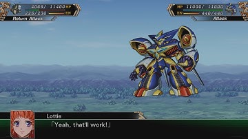 Super Robot Wars V - Grungust Attacks