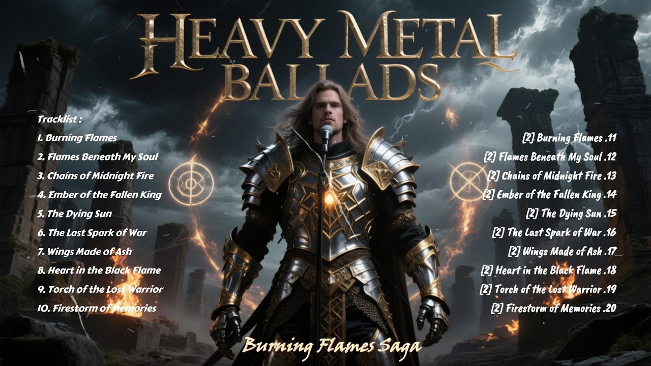 Flameheart Ballads – Epic Heavy Metal Ballads Collection | Burning Flames Saga