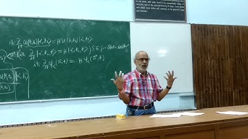 Quantum Mechanics Lecture - 18 Part - 2/2 at DU by Daya Shankar Kulshreshtha