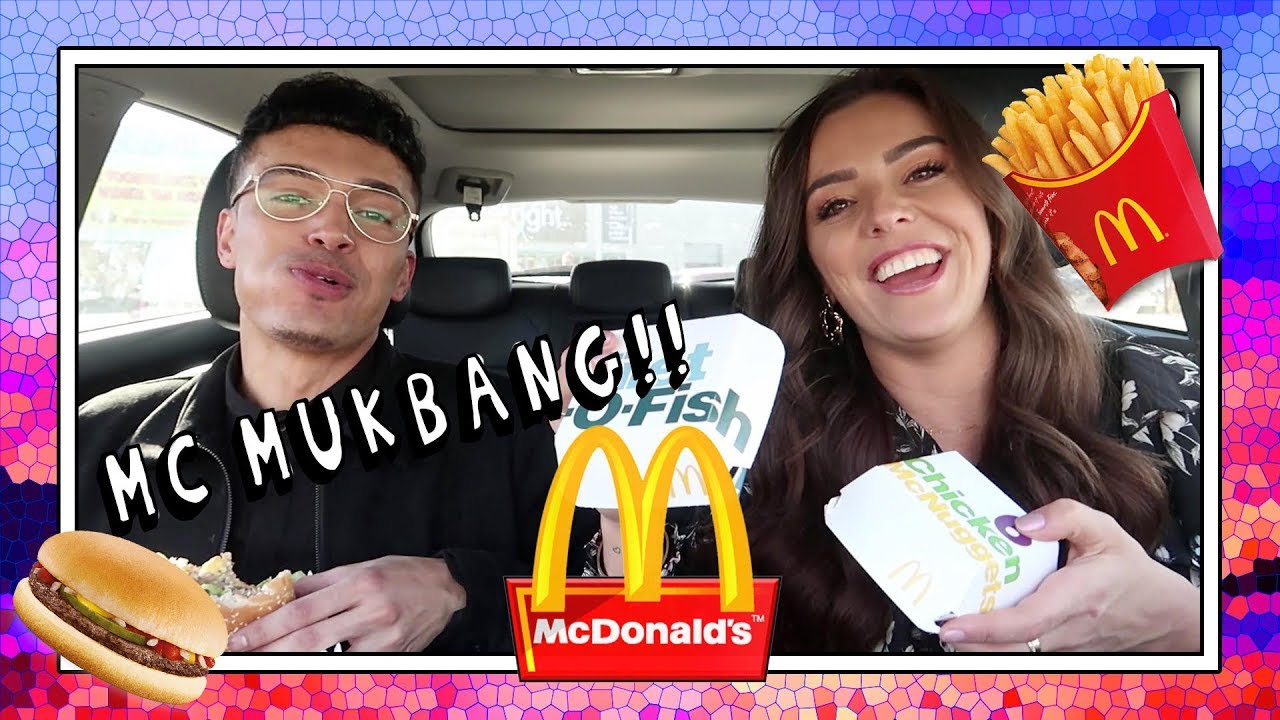 beautycon MACDONALDS MUKBANG! | Laura Ponticorvo | ONZE EERSTE KEER!