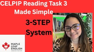 CELPIP Reading Task 3 Made Simple! Use this 3 Step System to Improve Your Score!