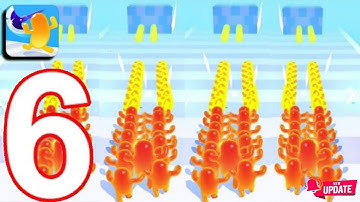 Join Blob Clash 3D - Gameplay Walkthrough Part 6 Level 62 - 76 (android,iOS)