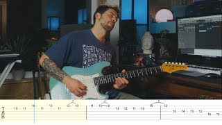 Intermediate Jazz Blues Fusion Lick in Mixolydian + [TABS]