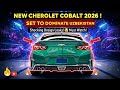 2026 Chevrolet Cobalt shu qadar o‘zgardiki uni ko‘rganlar hayratda qoldi