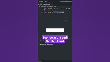 FILTER UNIQUE VALUES FROM ARRAY IN NODE JS / JAVASCRIPT #shorts #javascript #nodejs