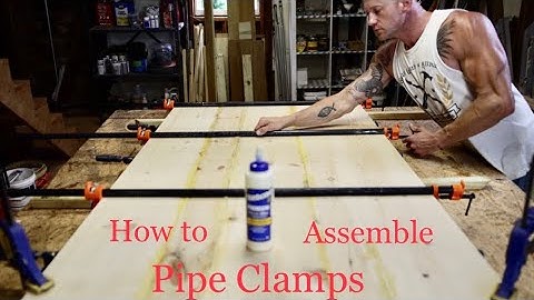 The Easiest way to Assemble Pipe Clamps, watch this BEFORE BUYING PONY CLAMPS!