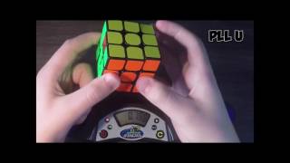 Rubik's Cube in Slow motion (up to 375 fps)