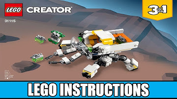 LEGO Instructions | Creator 3in1 | 31115 | Space Mining Mech (Cargo Carrier)