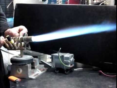 Homemade glassworking torch 