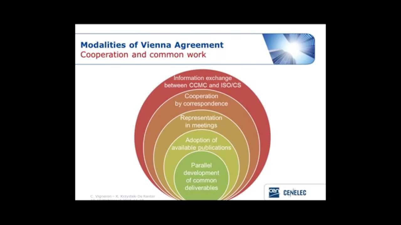 CEN and CENELEC 10-10 webinar: The Vienna Agreement - YouTube